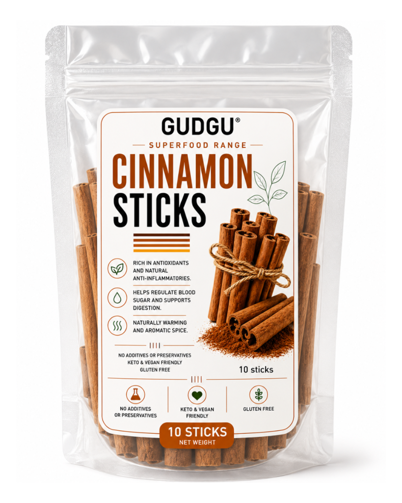 GUDGU Cinnamon Sticks (10 sticks)